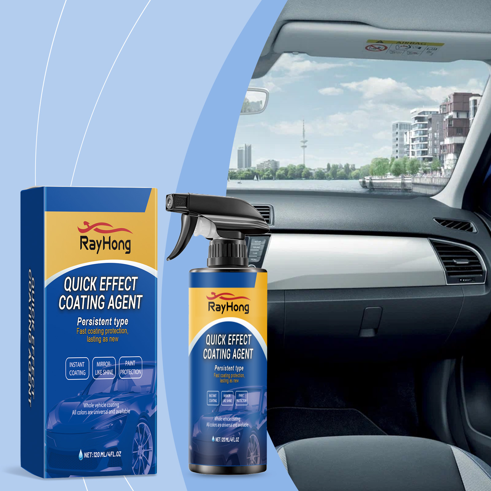 Nano Liquid Coating - Spray per Rivestimento Ceramico Auto, Protezione