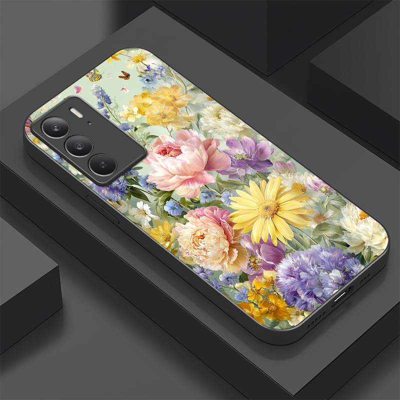 Realme C67 - Custodia per telefono in vetro temperato