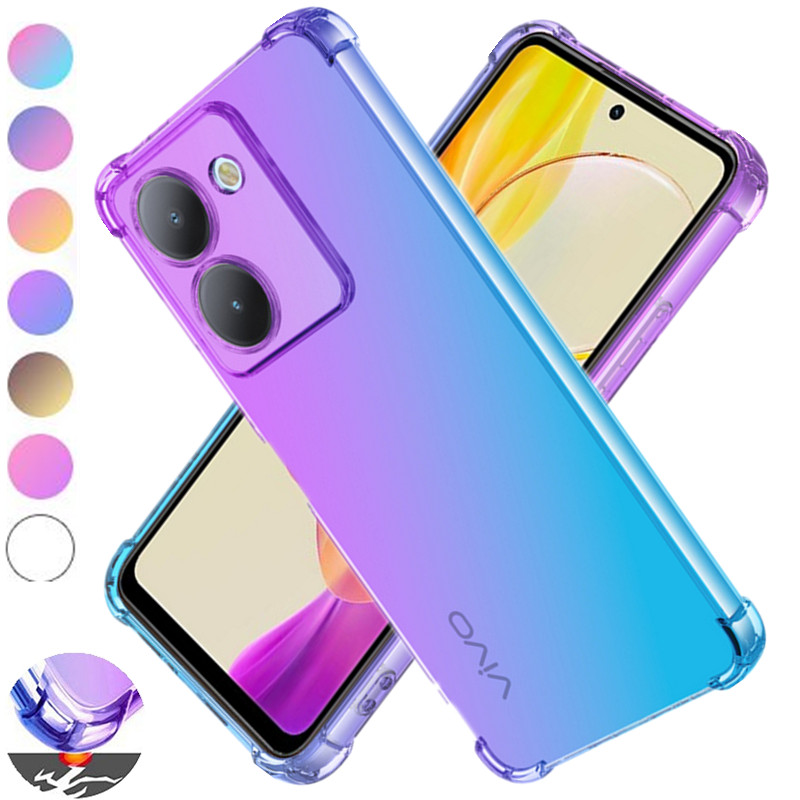 Vivo Y28 - Custodia in TPU sfumato antiurto per