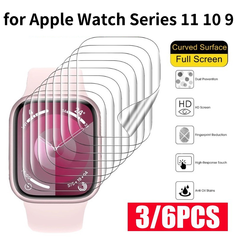 Smartwatch Screen Film - 6 Pezzi Pellicola Protettiva per Apple