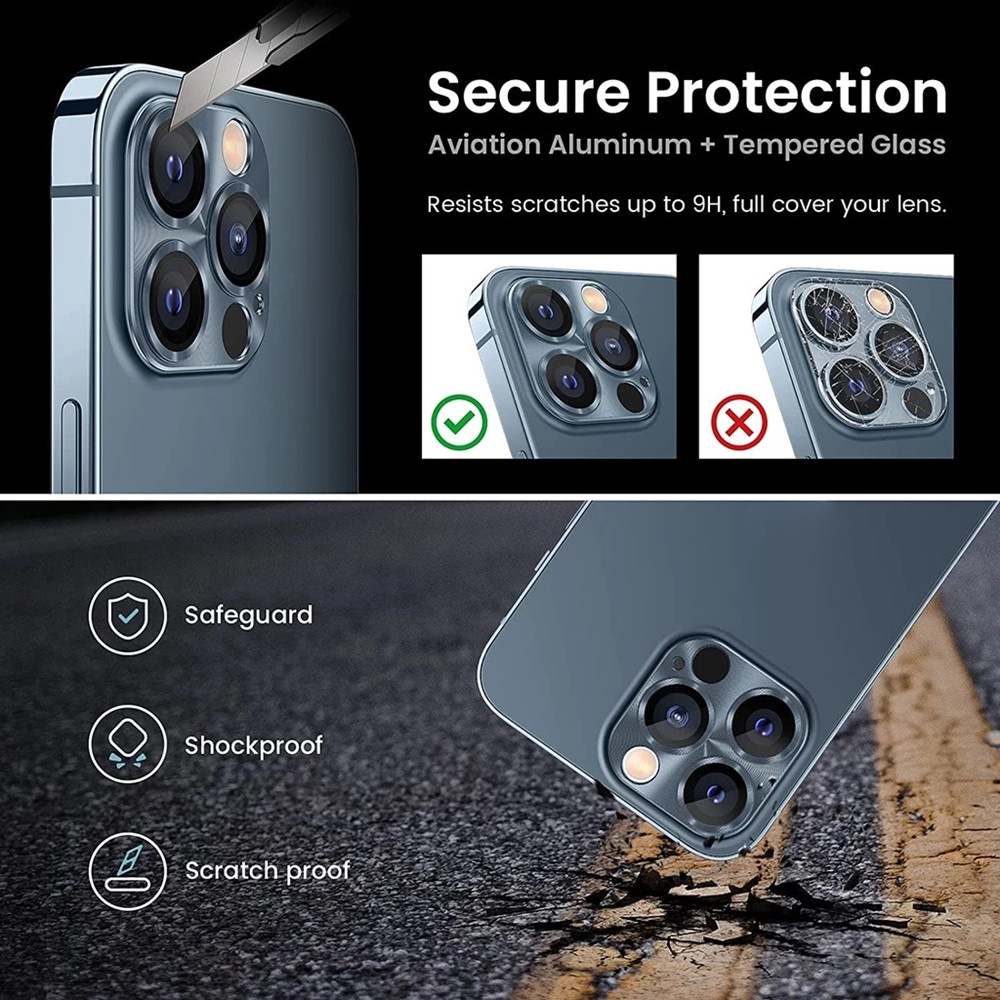 5 Pezzi Proteggi-Obiettivo in  - Tempered Glass Screen 9H recensione e prezzo