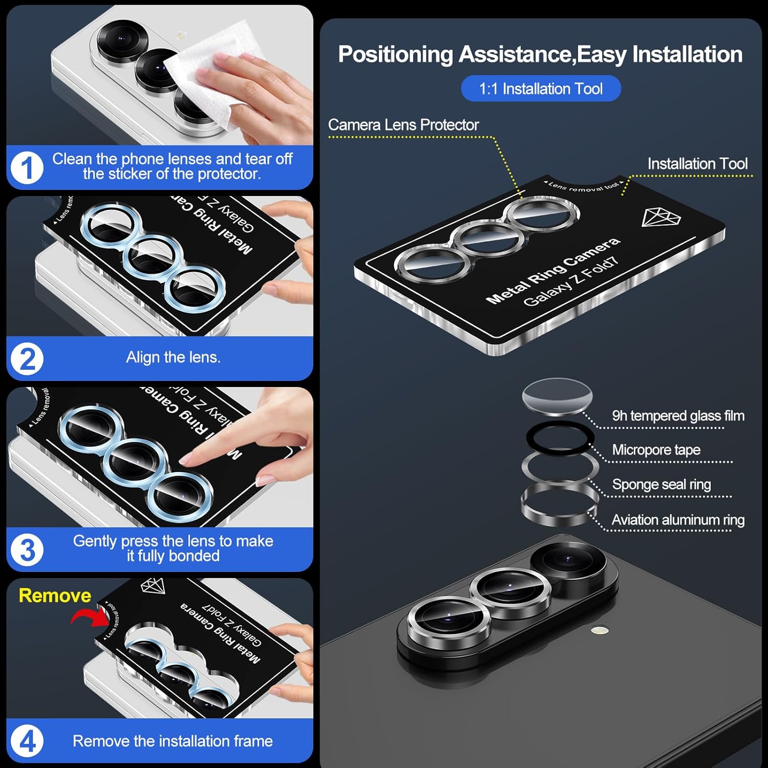Protezione per fotocamera in v - Tempered Glass Screen 9H recensione e prezzo